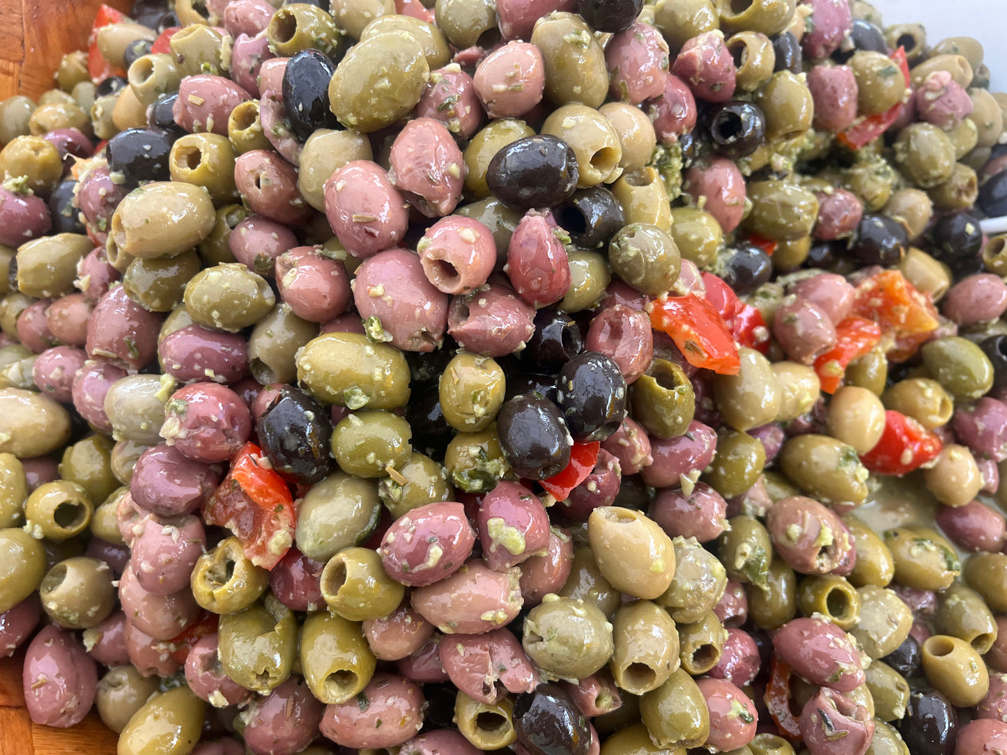 Olives « Cocktail de Jenny » ail-basilic 1kg