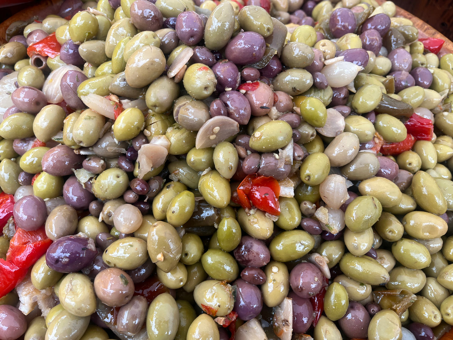 Olives « l’Orientale » peu pimentée 500g