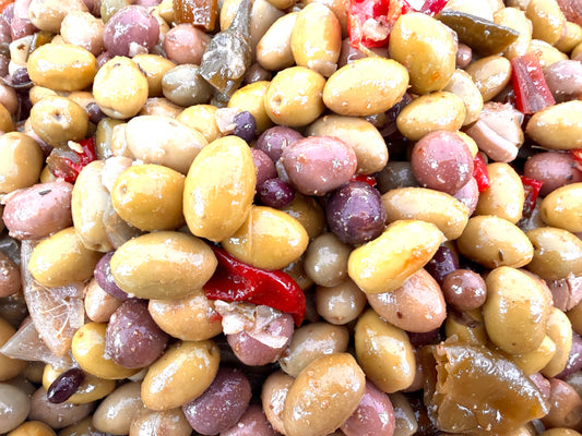 Olives « l’Orientale » peu pimentée