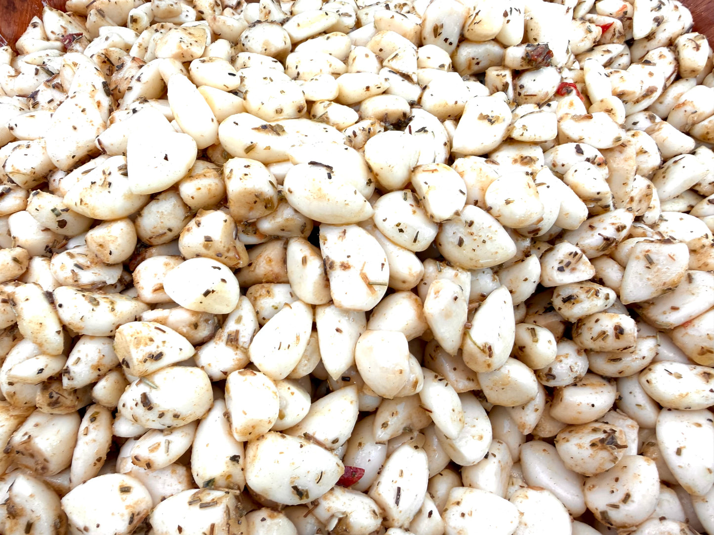 Ail confit cumin herbes de Provence