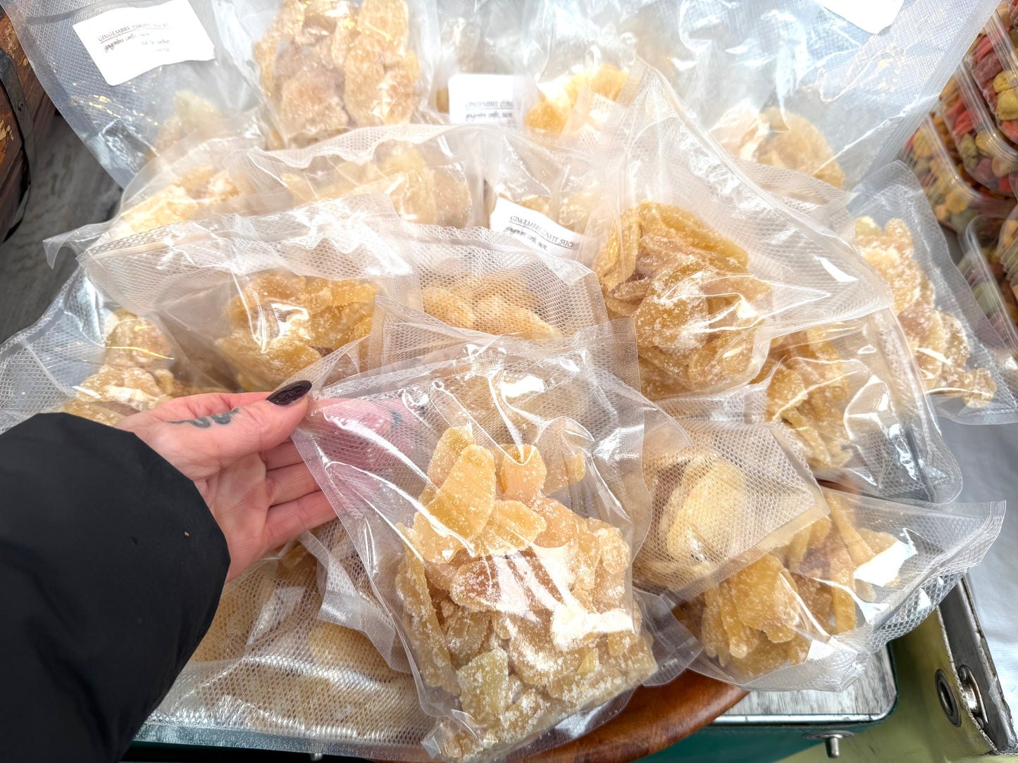 Gingembre confit sucré